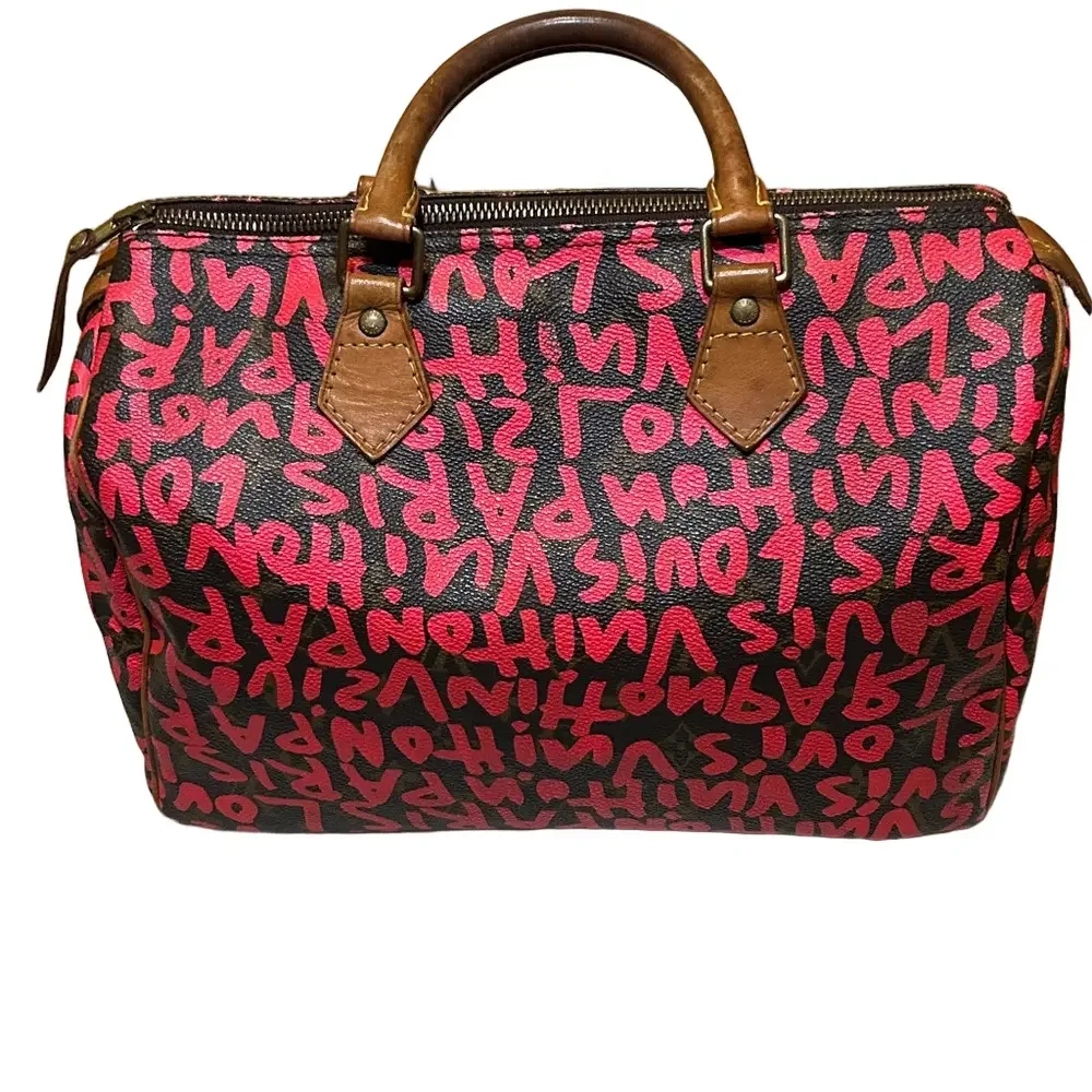 357.  Louis Vuitton Graffiti Speedy 30